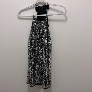 Victoria Secret Sequined Sleeveless Top. Size Small